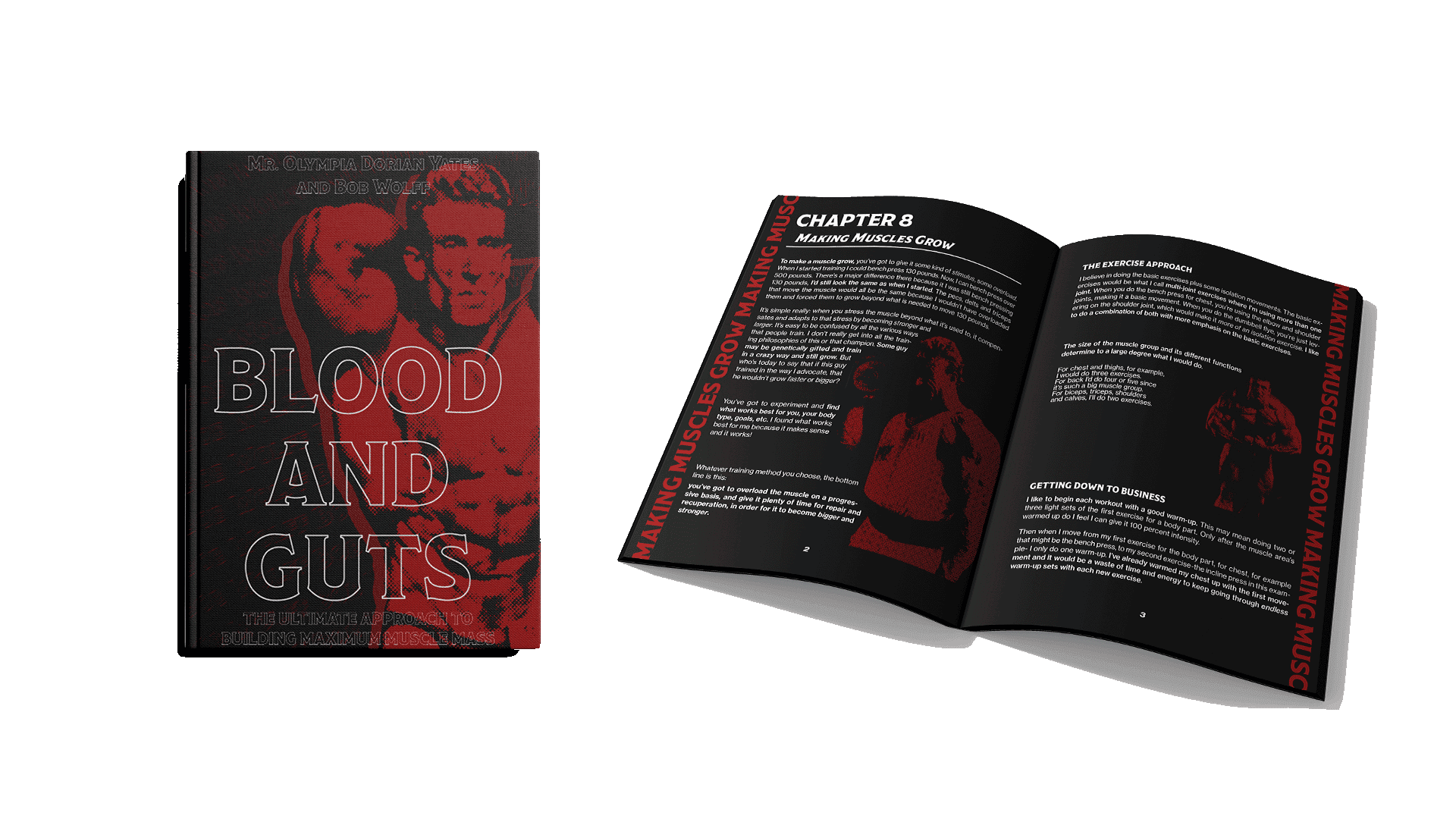 Blood and Guts book cover redesign by Cecilia Lindgren