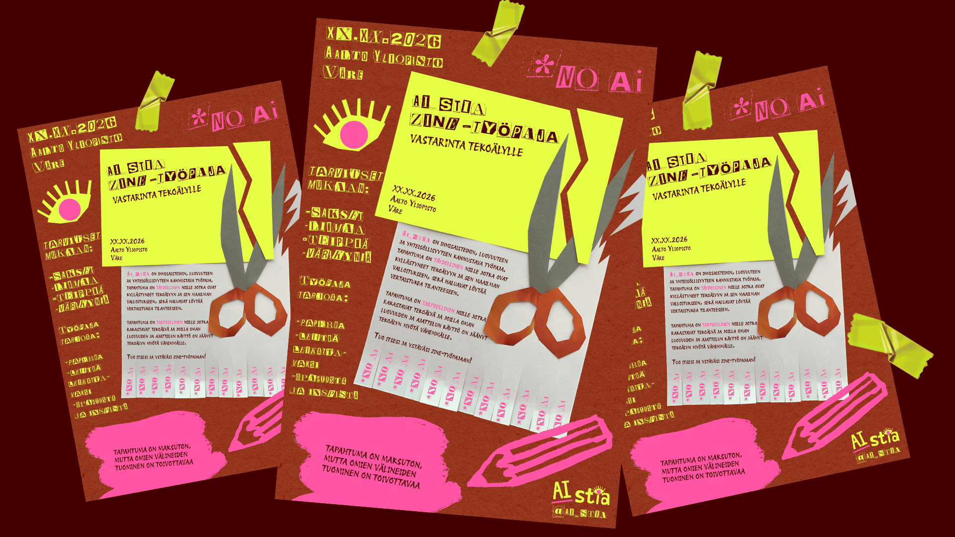 AISTIA event poster design