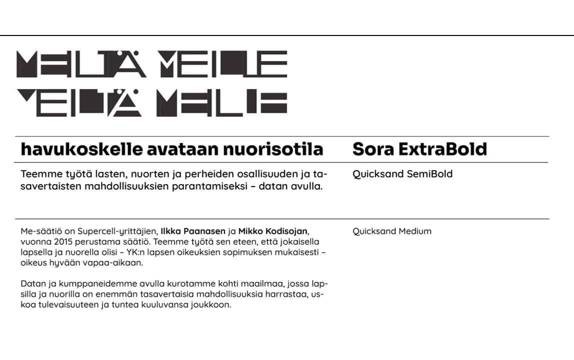 KULMA136 typography system